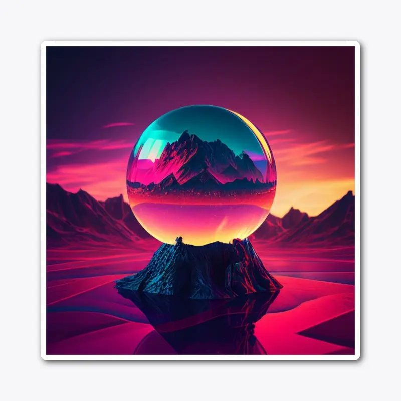 Mountains in a Crystal Ball 